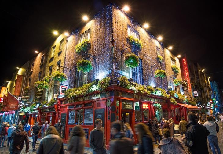 Most beautiful neighborhoods in Europe: The Temple Bar