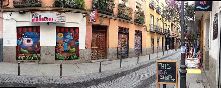 Most beautiful neighborhoods in Europe: Street in Malasaña