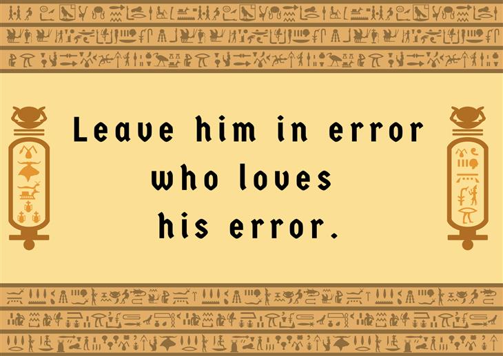 Egyptian Proverbs