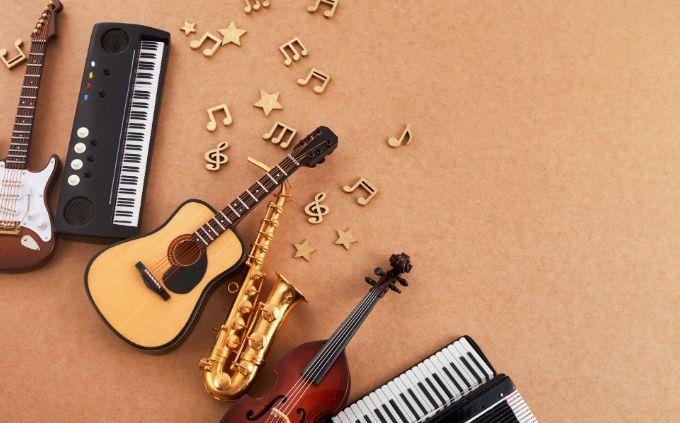 Are you an attentive or talkative person: musical instruments