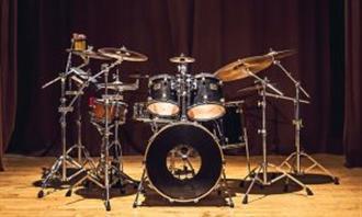 Are you an attentive or talkative person: drum set