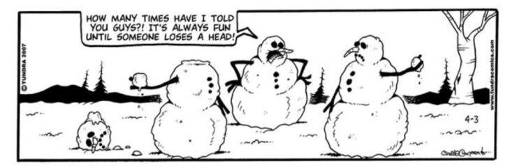 Snowmen comics