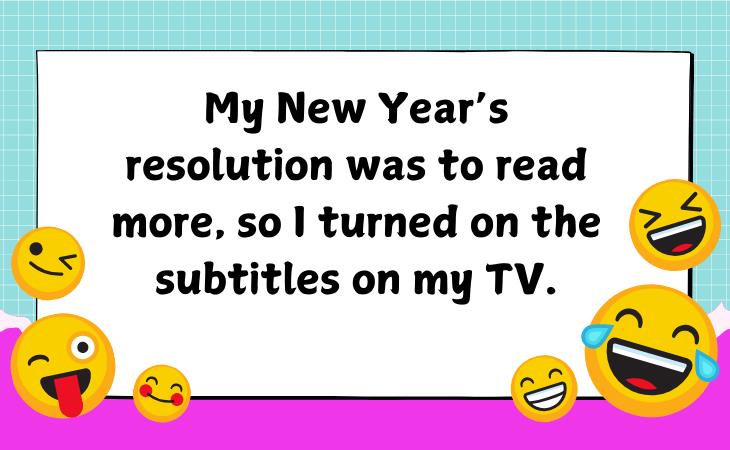  New Year jokes