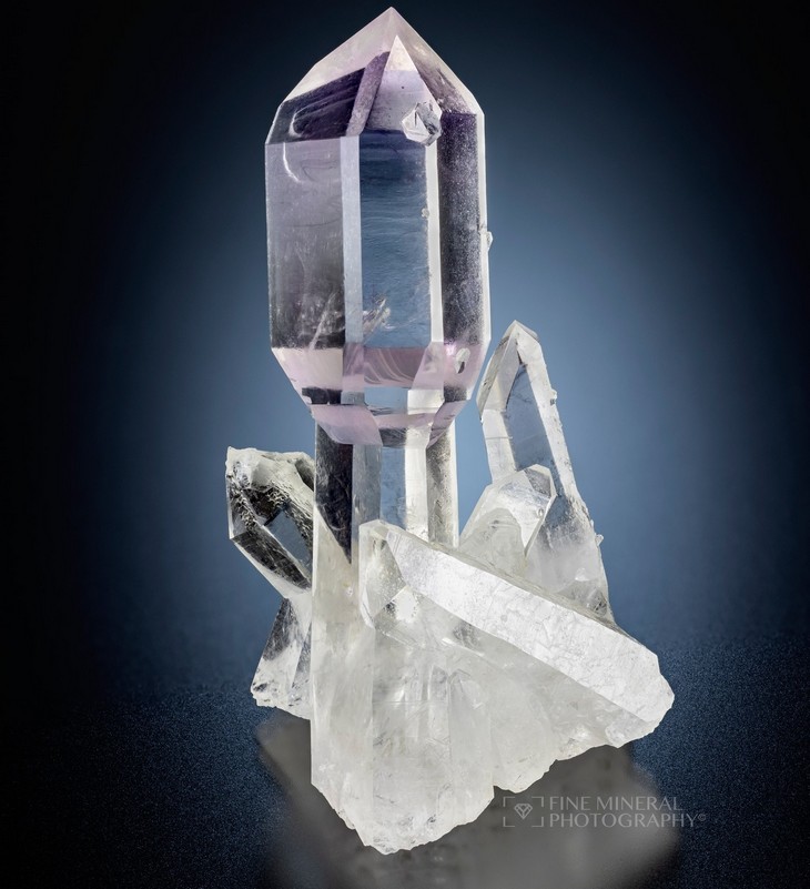 scepter quartz (with pale purple hue) from the Spruce Ridge, Middle Fork of the Snoqualmie River, Snoqualmie Mining District, King Co., Washington, USA.