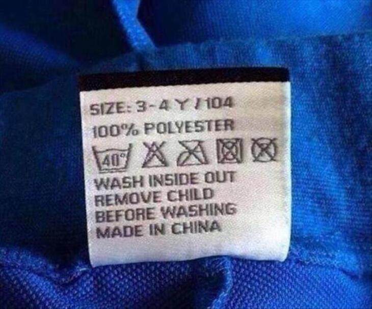 Funny Warning Labels
