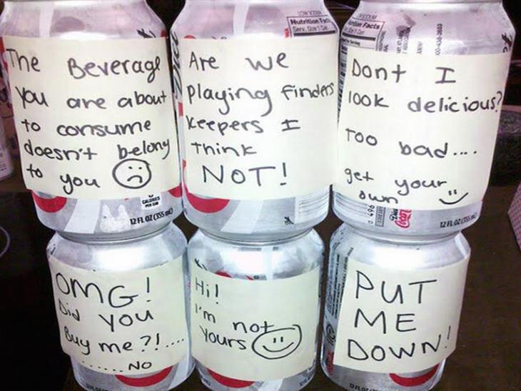 Funny Notes Left for Petty Thieves