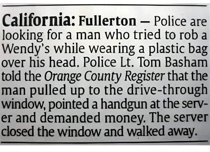 Hilarious Collection of Police Reports 