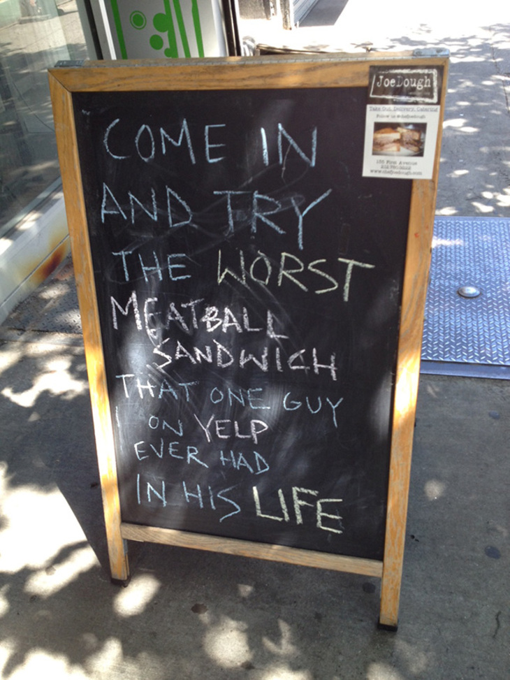 Funny Restaurant Sidewalk Signs 