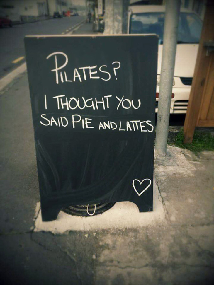 Funny Restaurant Sidewalk Signs 