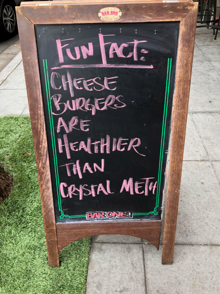 Funny Restaurant Sidewalk Signs 