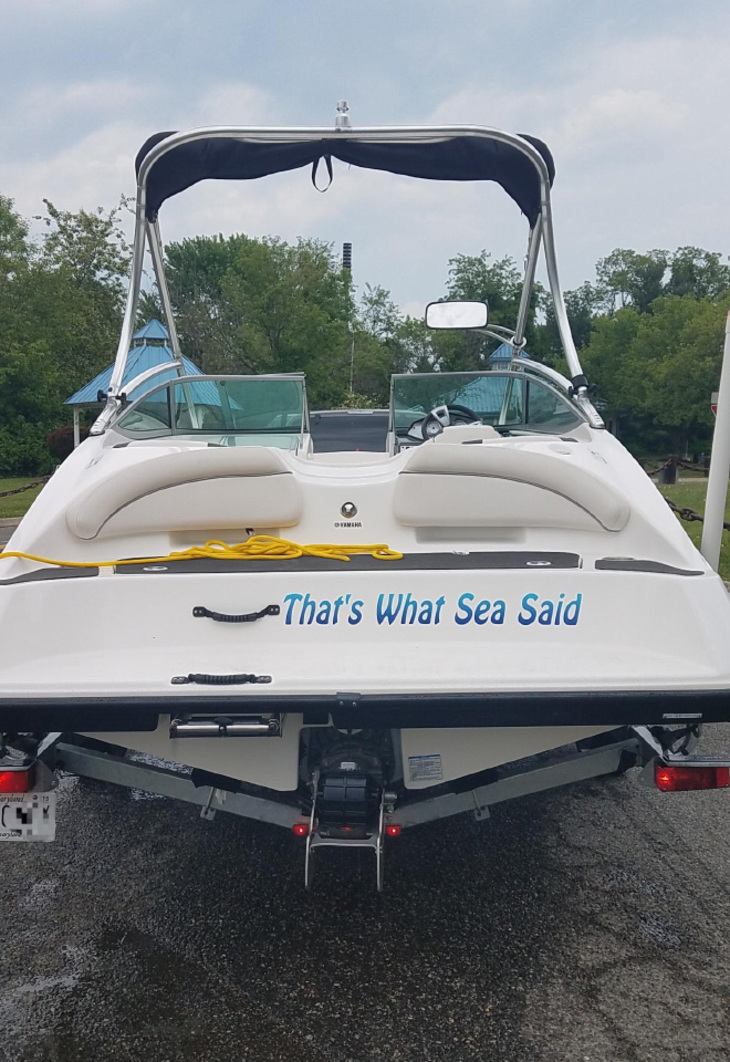 Hilarious Boat Names 