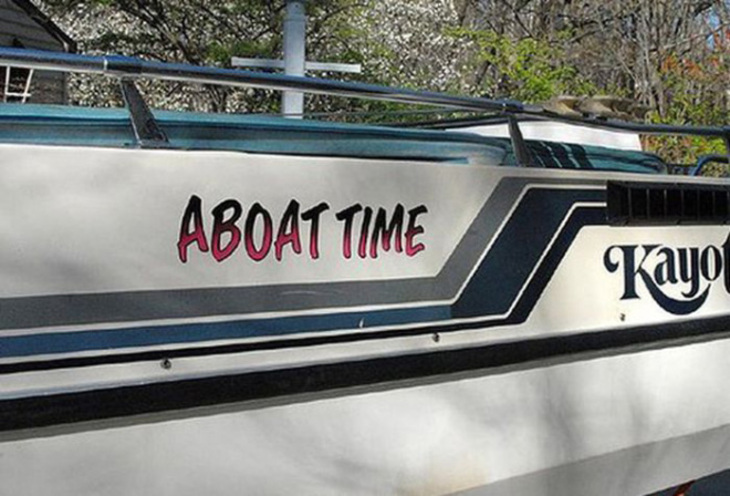 Hilarious Boat Names 