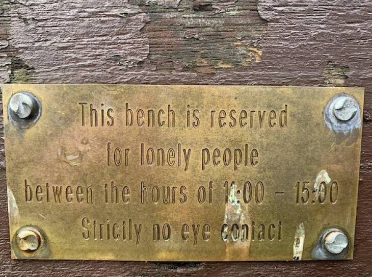 Funny & Heartwarming Bench Plaques 