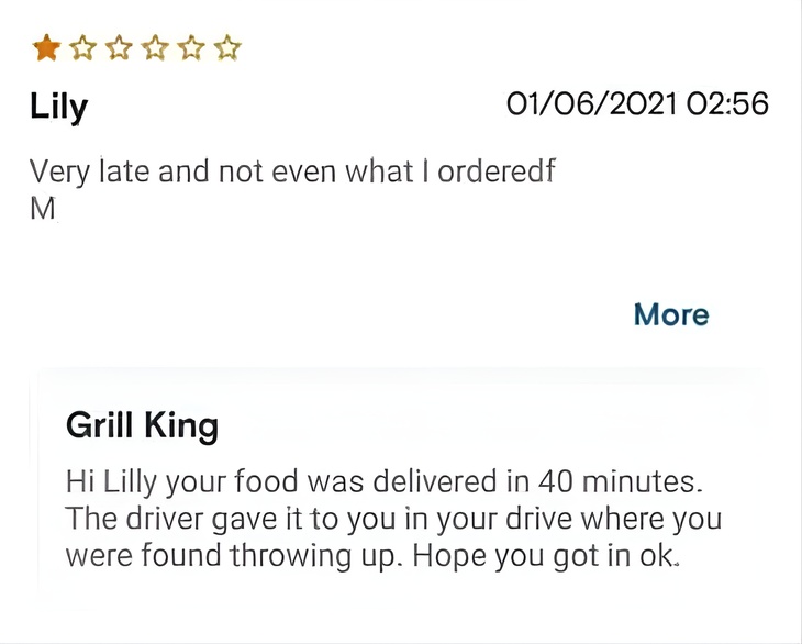 Hilarious Restaurant Replies to Negative Reviews