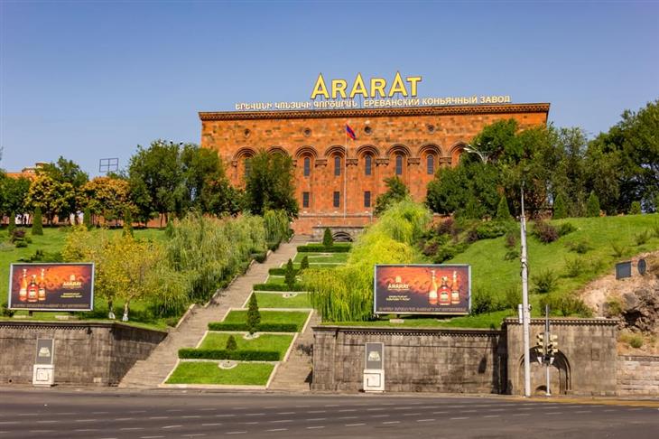 Going to the Ararat Brandy Factory for a taste