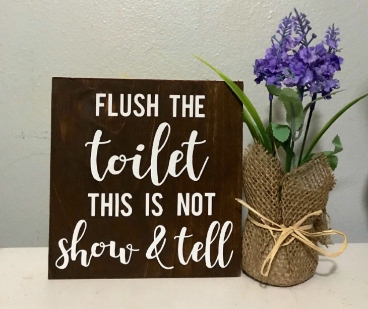 Creatively Funny Bathroom Signs