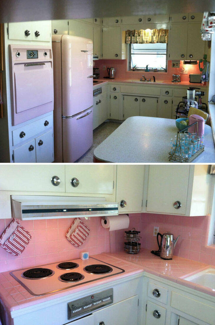  Charming Vintage Kitchens