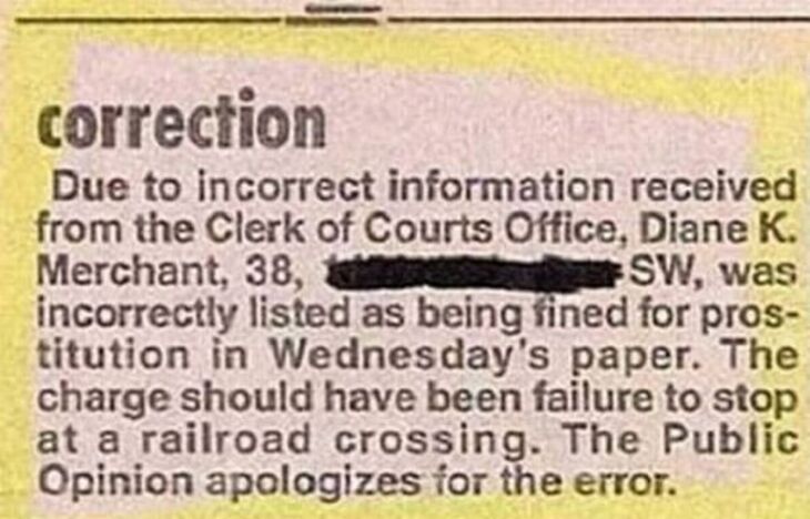 Hilarious Newspaper Blunders 