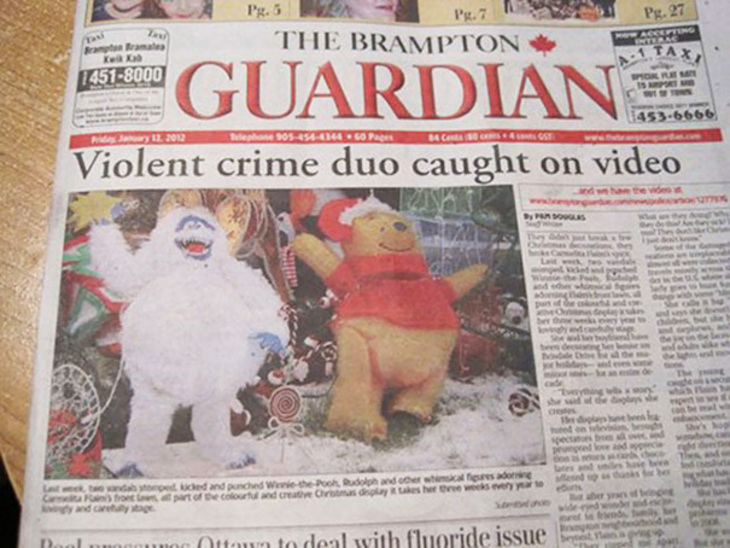 Hilarious Newspaper Blunders 