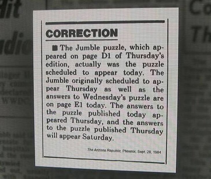 Hilarious Newspaper Blunders 