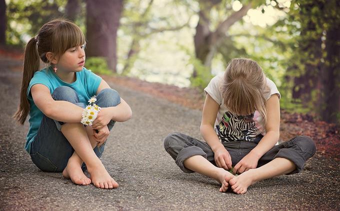 The dance test that suits your character: A girl talks to a sad girl