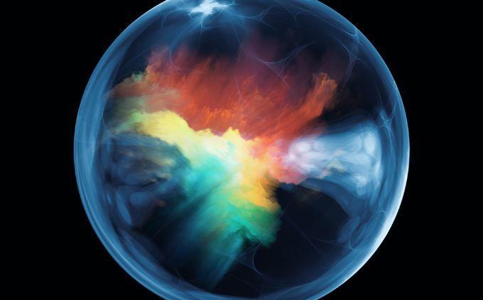 On what day of creation was your soul created: a bubble with colors inside