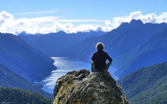 On what day of creation was your soul created: Man on a cliff