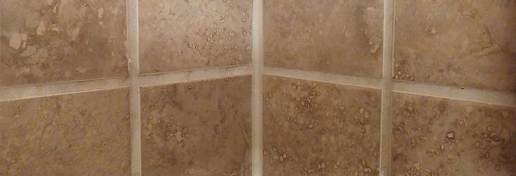 Things you should not clean with vinegar: grooves between ceramic tiles