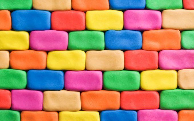 What moment of the day are you: colored bricks