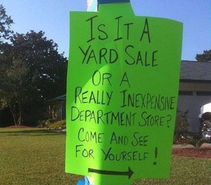 Hilarious Yards Signs 