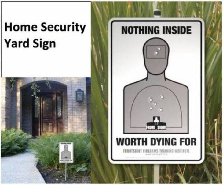 Hilarious Yards Signs 