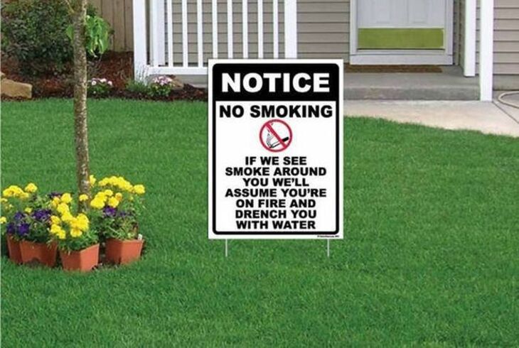 Hilarious Yards Signs 