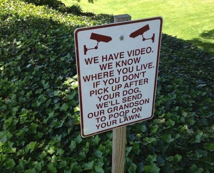 Hilarious Yards Signs 