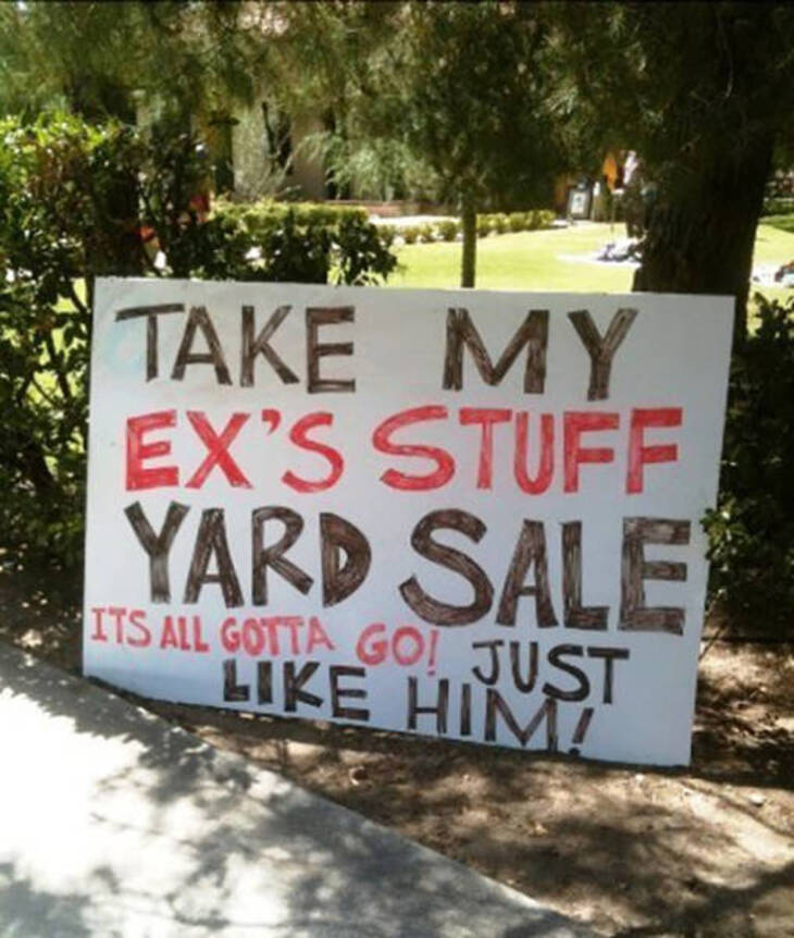 Hilarious Yards Signs 