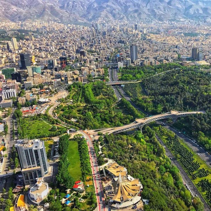 Beautiful and unique urban landscapes: Tehran