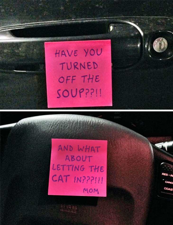 Funny Notes Left by Clever Moms and Dads