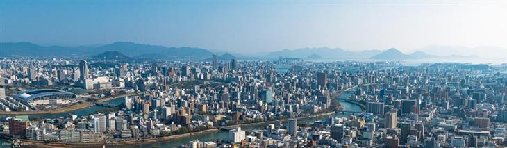 Beautiful and unique urban landscapes: Hiroshima