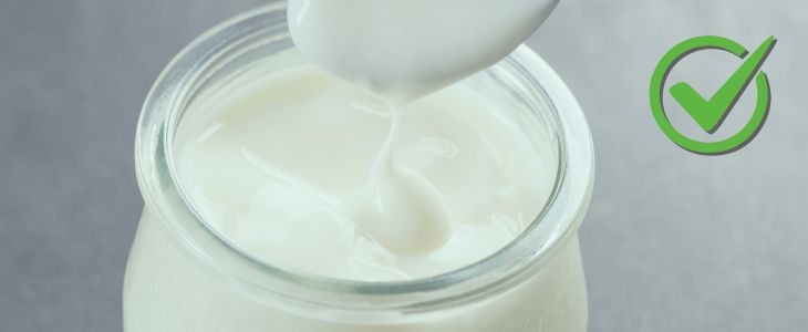 Recommended foods with high cholesterol and those to avoid: Full-fat yogurt is recommended