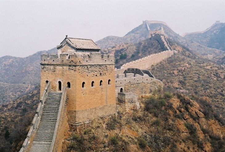 Places along the Great Wall of China: Jinshanling