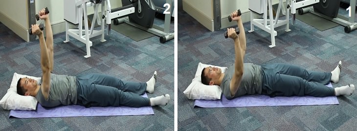 Morning stretches for joint pain relief: Serratus Anterior Muscle Stretch