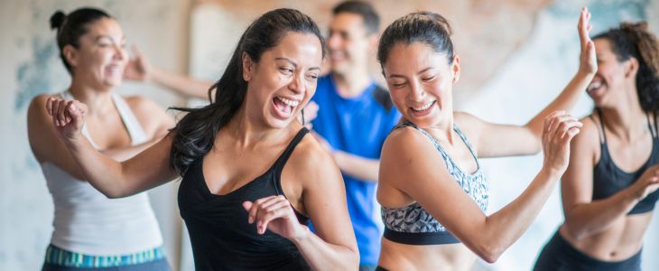 How to stay in shape when you don't like to exercise: Women dancing