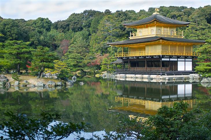 Attractions in Kyoto: The Golden Pavilion