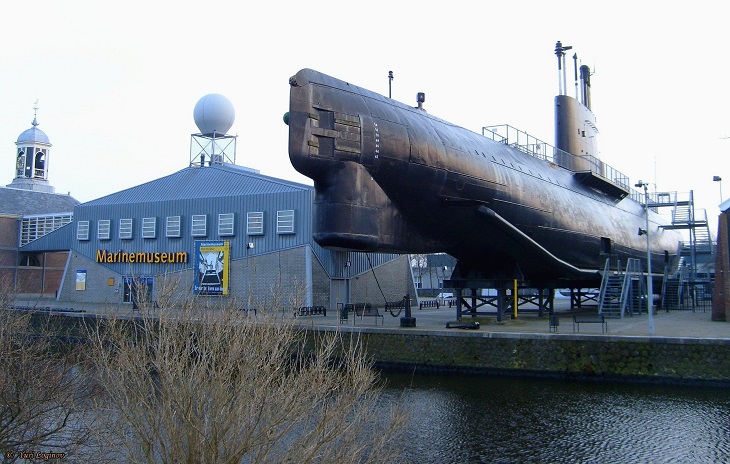 North Holland itinerary: entrance to the maritime museum in Den Helder