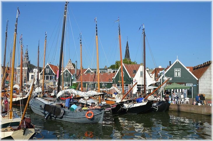 North Holland itinerary: boat dock in Marken