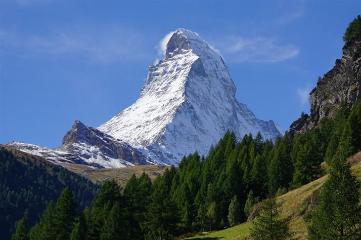 The most beautiful areas in Switzerland: Matterhorn mountain