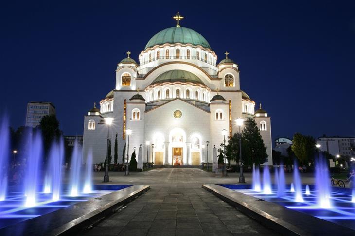 Recommended and surprising capital cities in Europe: A church in Belgrade