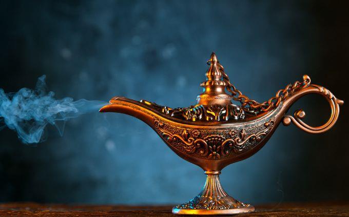 What is the legend that tells your life story: a genie's lamp