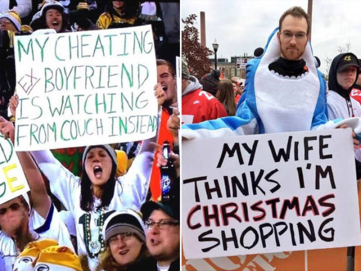 Sports Fans Signs