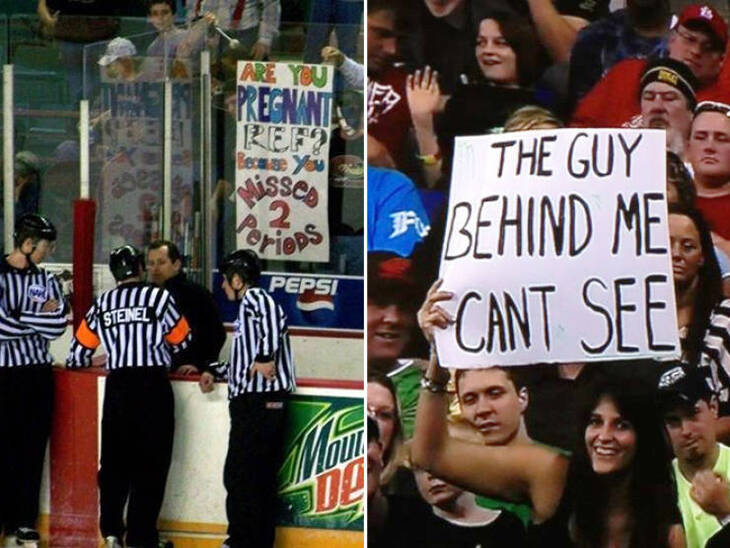 Sports Fans Signs