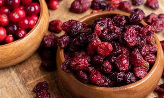Childhood and chocolate test: cranberries